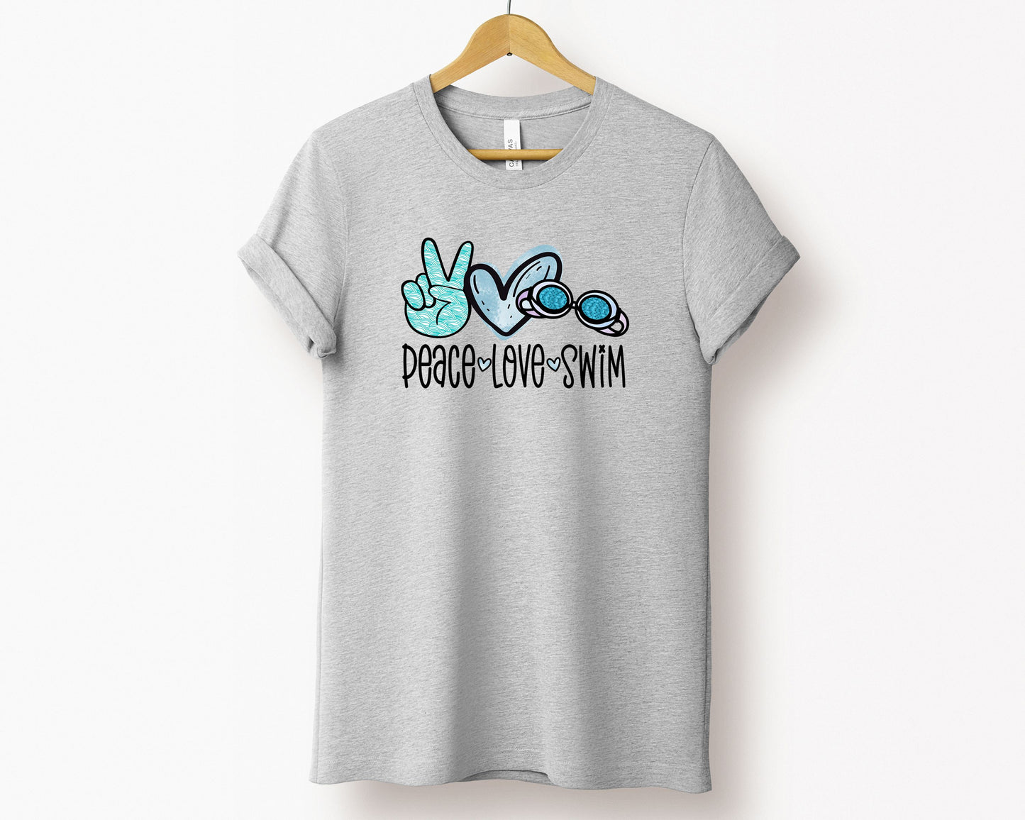 Peace Love Swim T-Shirt
