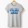 Swim Mom T-Shirt, Sequin texture Effect T-shirt