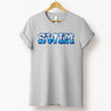 Swim T-Shirt, Sequin texture Effect T-shirt