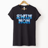 Swim Mom T-Shirt, Sequin texture Effect T-shirt