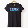 Swim T-Shirt, Sequin texture Effect T-shirt