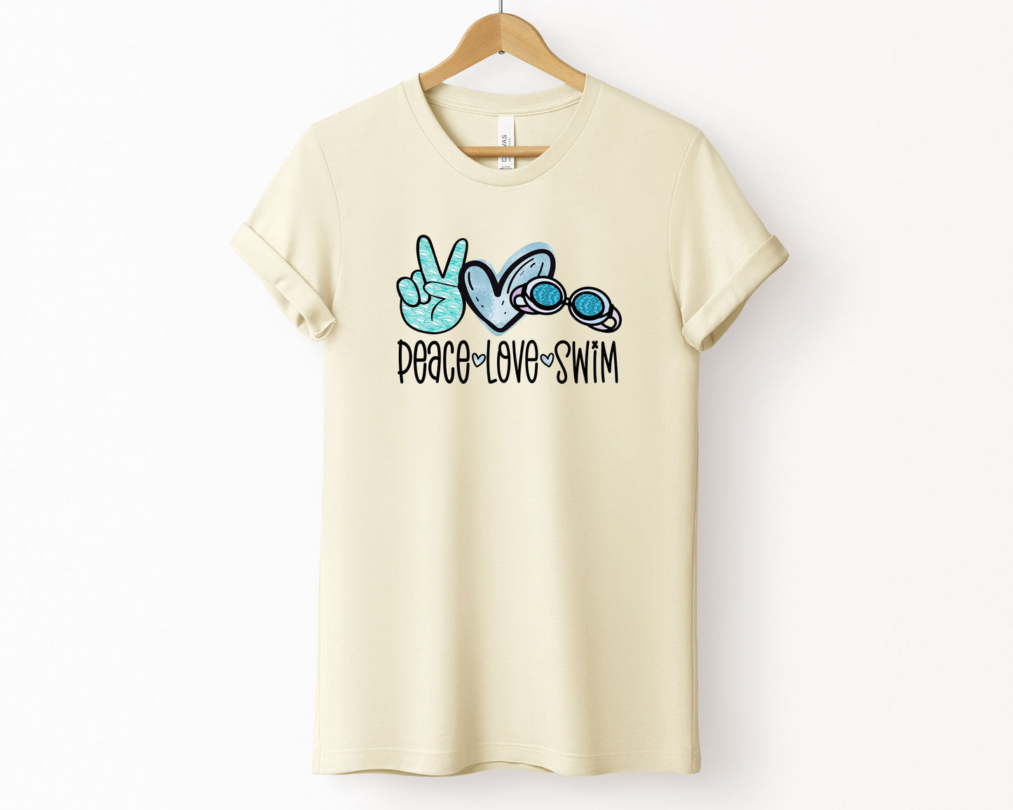 Peace Love Swim T-Shirt