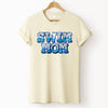 Swim Mom T-Shirt, Sequin texture Effect T-shirt