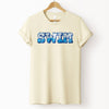 Swim T-Shirt, Sequin texture Effect T-shirt