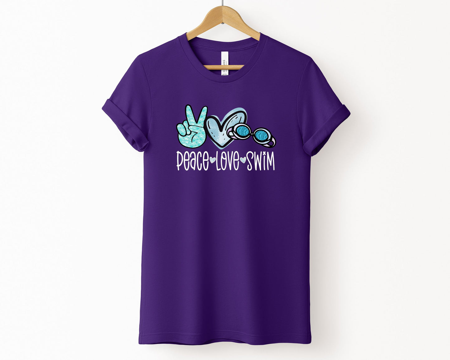 Peace Love Swim T-Shirt