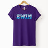 Swim T-Shirt, Sequin texture Effect T-shirt