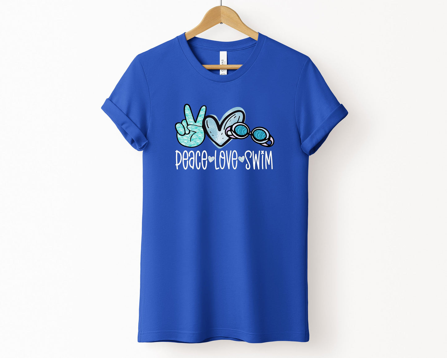 Peace Love Swim T-Shirt