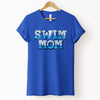 Swim Mom T-Shirt, Sequin texture Effect T-shirt
