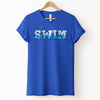 Swim T-Shirt, Sequin texture Effect T-shirt