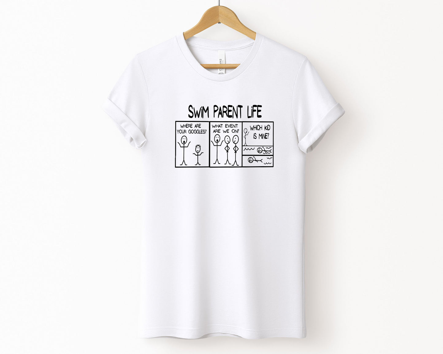 Swim Parent Life T-Shirt, Swimming T-Shirt