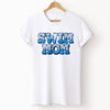 Swim Mom T-Shirt, Sequin texture Effect T-shirt