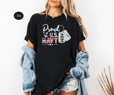Proud US Navy T-shirt, Comfort Color T-Shirt, US Navy Mom