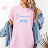 Behind every Swimmer is a Exhausted Mom T-shirt, Comfort Color T-shirt, Swimmer T-shirt, Swim Team T-shirt