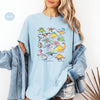 Dinosaur T-shirt, Comfort Color T-Shirt, Dinosaur Shirt, Dinosaur Print Shirt, Paleontology Shirt Dino Shirt Velociraptor Shirt Trex Shirt Aesthetic Dinosaur Gift