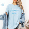 Behind every Swimmer is a Exhausted Mom T-shirt, Comfort Color T-shirt, Swimmer T-shirt, Swim Team T-shirt