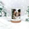 Custom Travel Mug with Cork & Lid • Personalized Coffee Mug • Christmas Gift for Him or Her • Custom Name Mug • Holiday Gift Idea