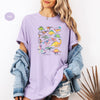 Dinosaur T-shirt, Comfort Color T-Shirt, Dinosaur Shirt, Dinosaur Print Shirt, Paleontology Shirt Dino Shirt Velociraptor Shirt Trex Shirt Aesthetic Dinosaur Gift