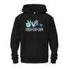 Hoodie – Peace Love Swim | Cute Swimmer Hoodie for Swim Fans & Teams